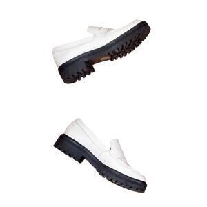 Everlane Lug Sole Loafer in Parchment Size 7